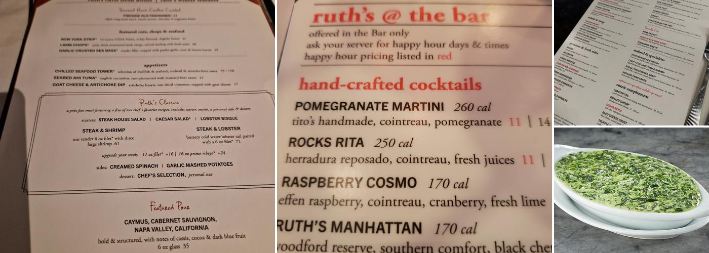 Ruth's Chris Steak House Menu