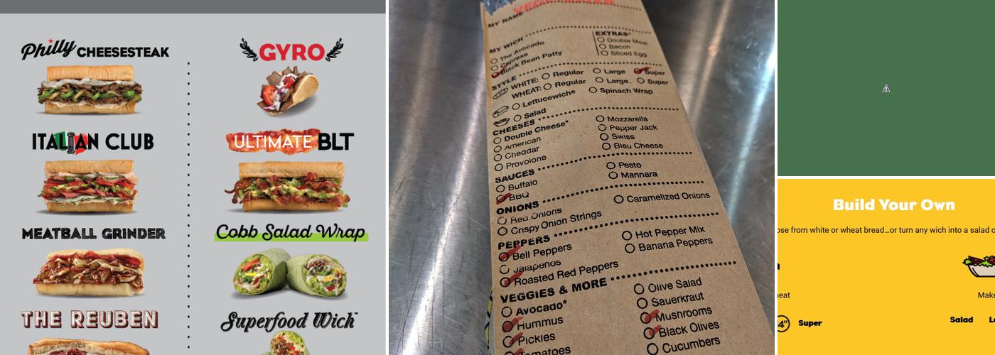 Which Wich Cool Springs Menu