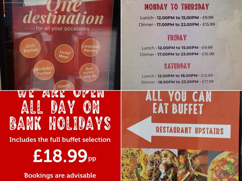 Mk Buffet Village Menu