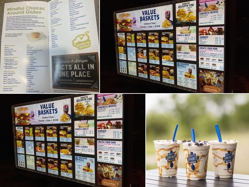 Culver’s Menu