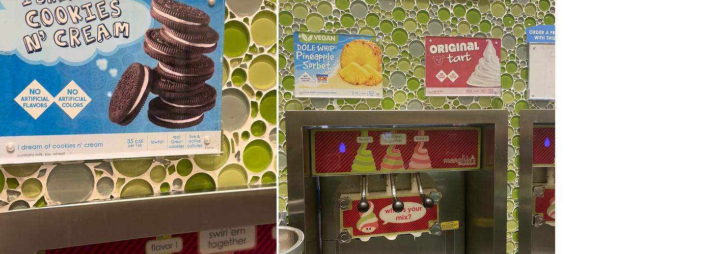 Menchie's Frozen Yogurt Menu