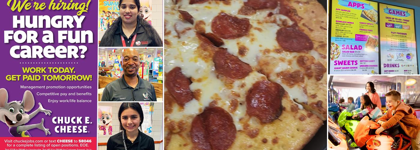 Chuck E. Cheese Menu
