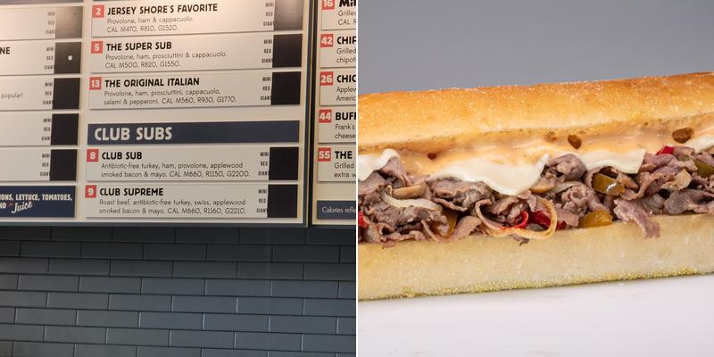 Jersey Mike's Subs Menu