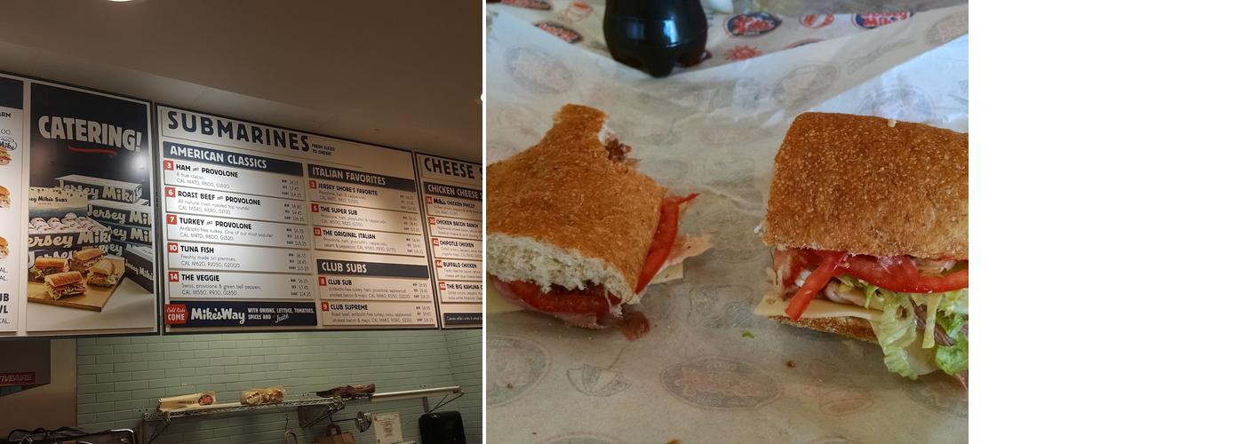 Jersey Mike's Subs Menu