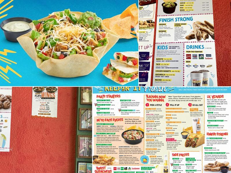 Tijuana Flats Menu