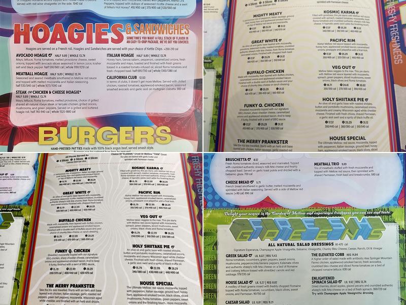 Mellow Mushroom Pensacola Menu