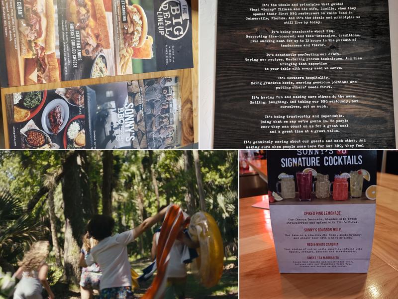 Sonny's BBQ Menu
