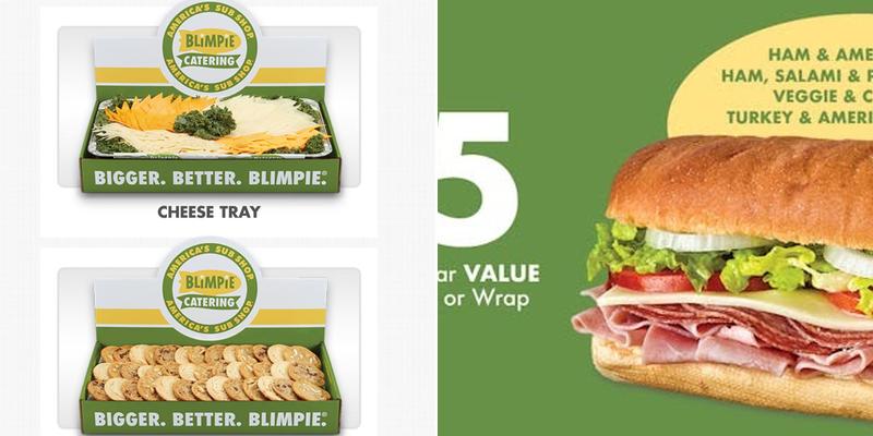Blimpie Menu