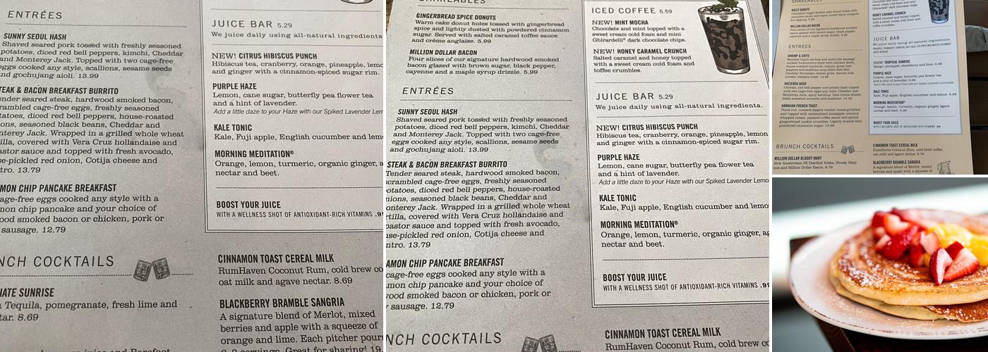 First Watch Menu