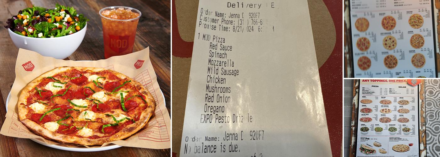 MOD Pizza Menu
