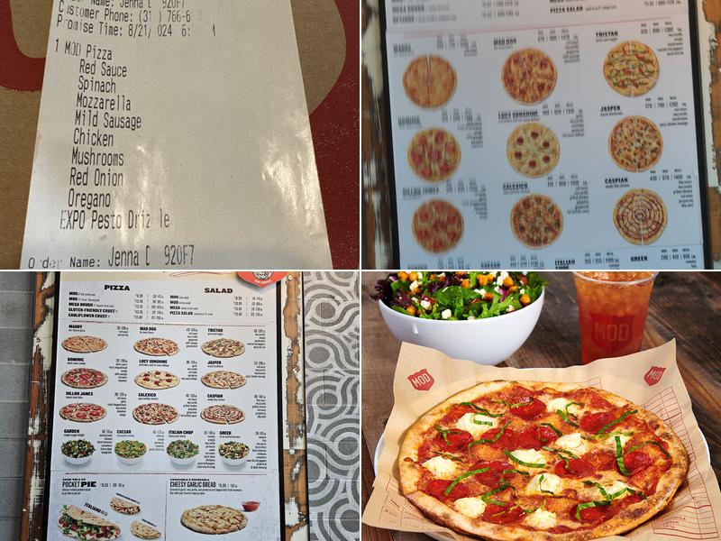 MOD Pizza Menu