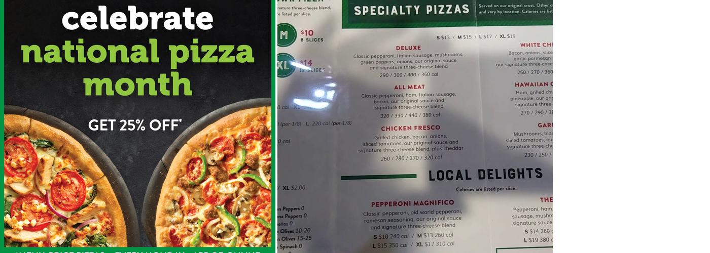Marco's Pizza Menu