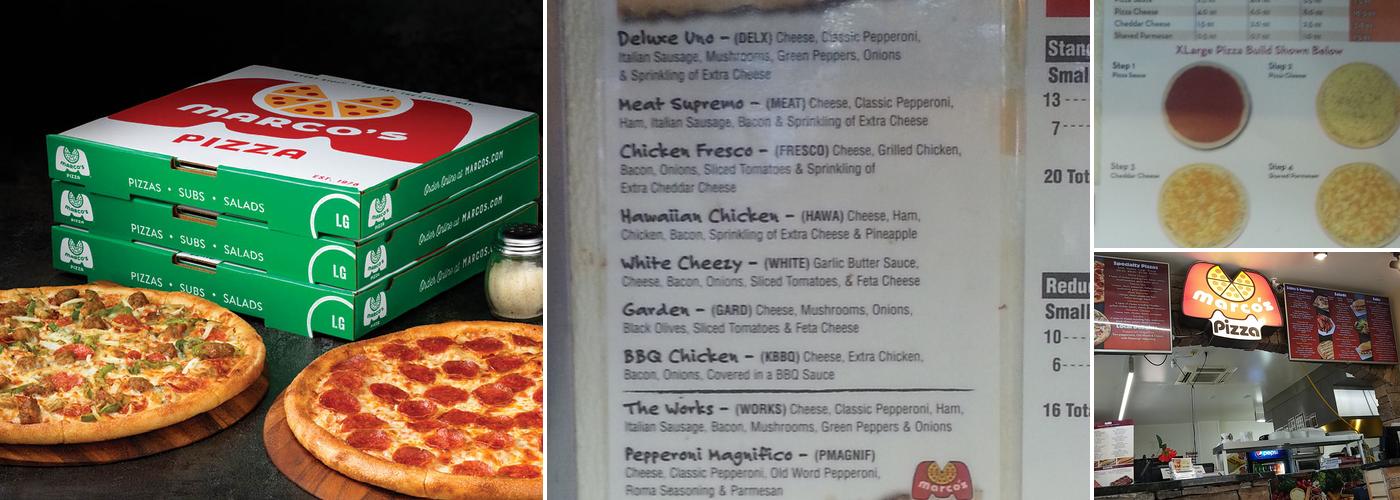 Marco's Pizza Menu