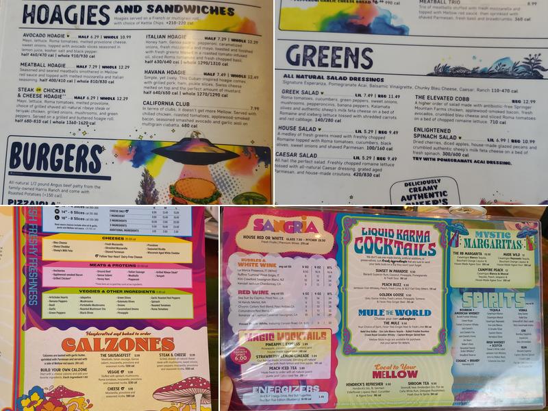 Mellow Mushroom Atlanta - Emory Menu