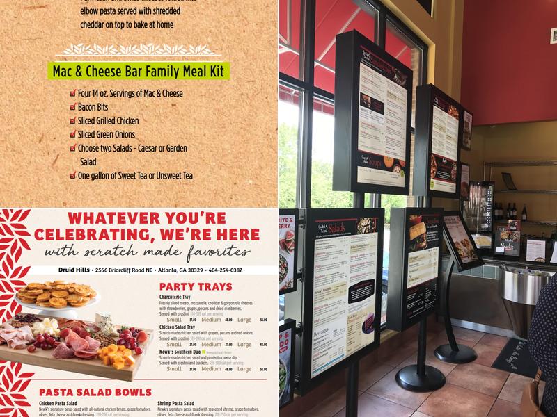 Newk's Eatery Menu
