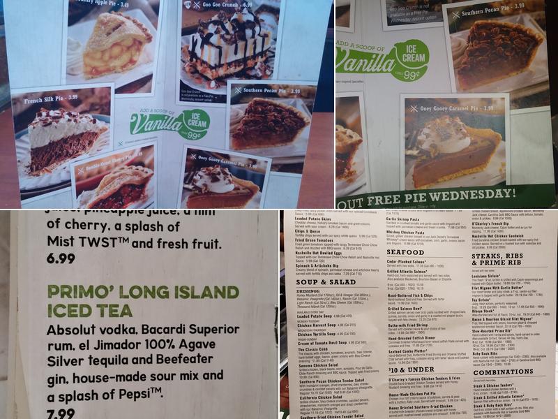 O'Charley's Restaurant & Bar Menu