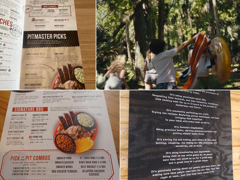 Sonny's BBQ Menu