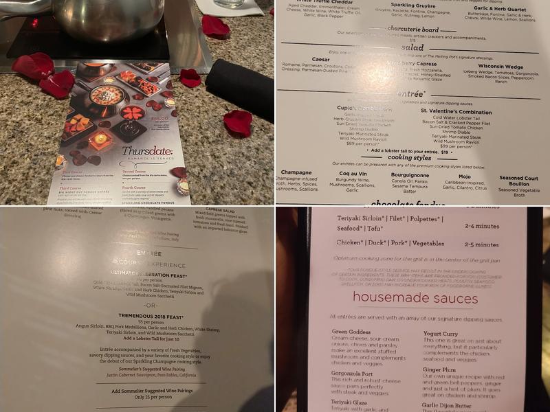 The Melting Pot Menu