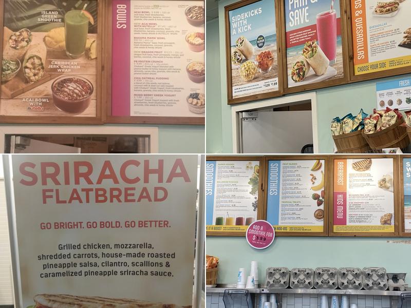 Tropical Smoothie Cafe Menu