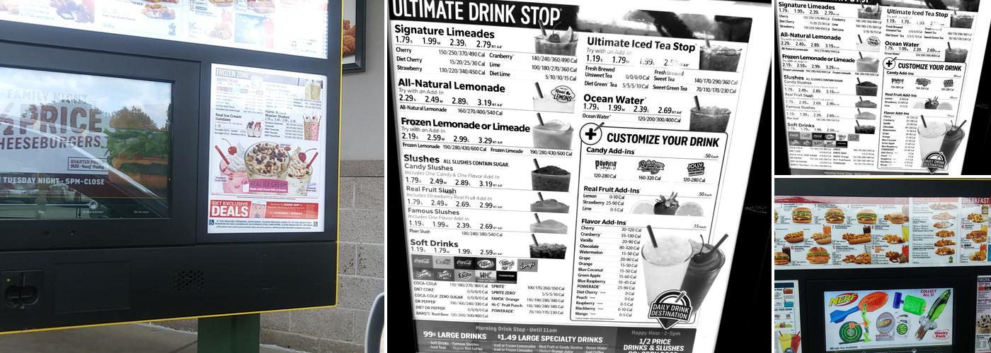 Sonic Drive-In Menu