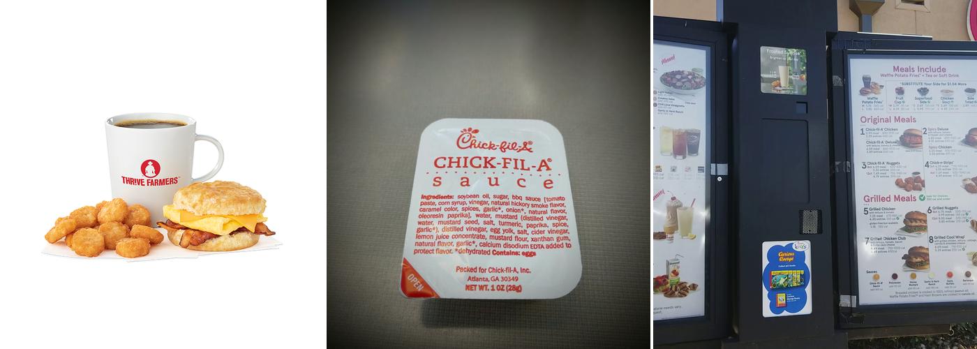 Chick-fil-A Menu