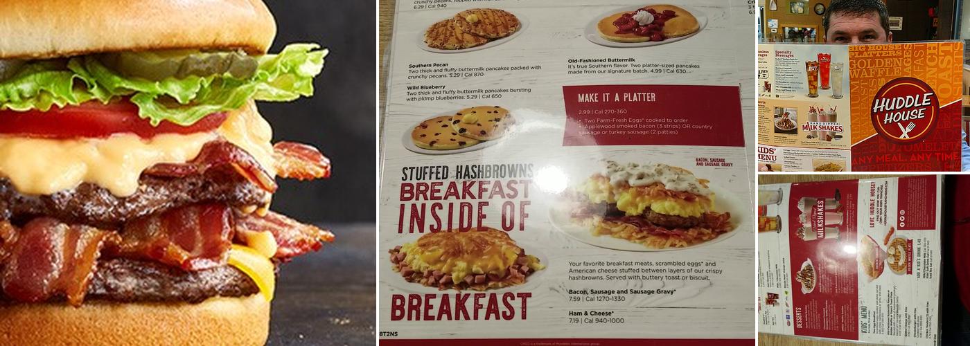 Huddle House Menu