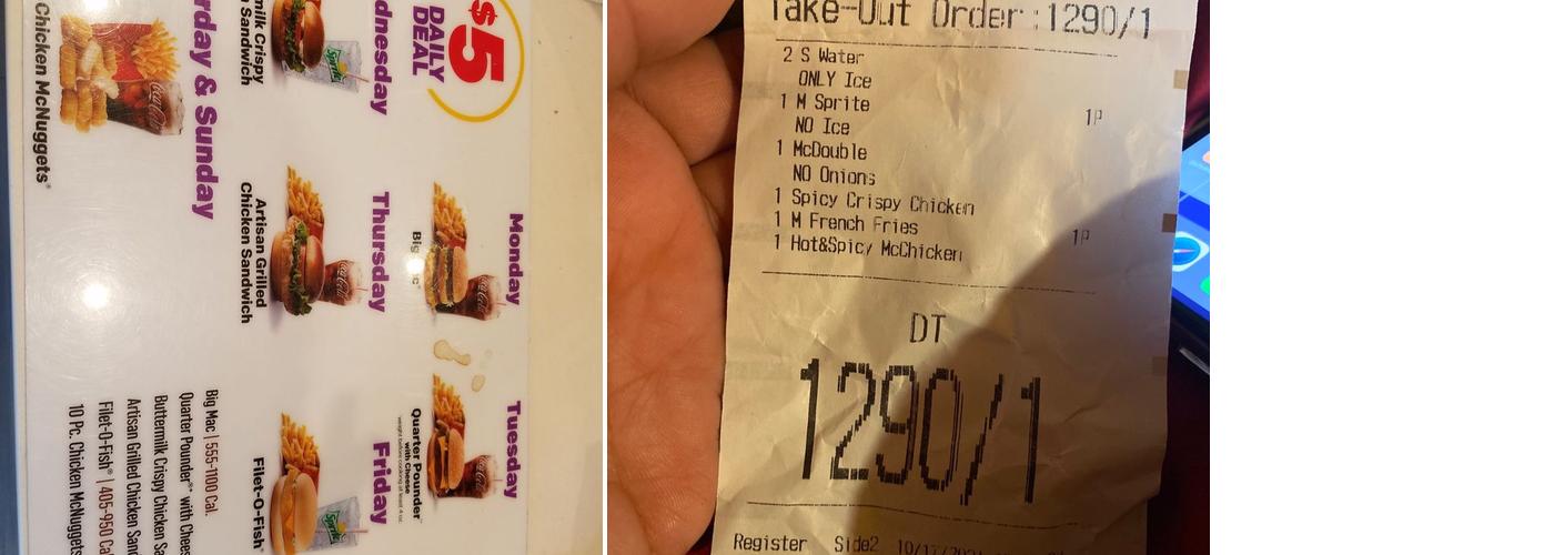 McDonald's Menu