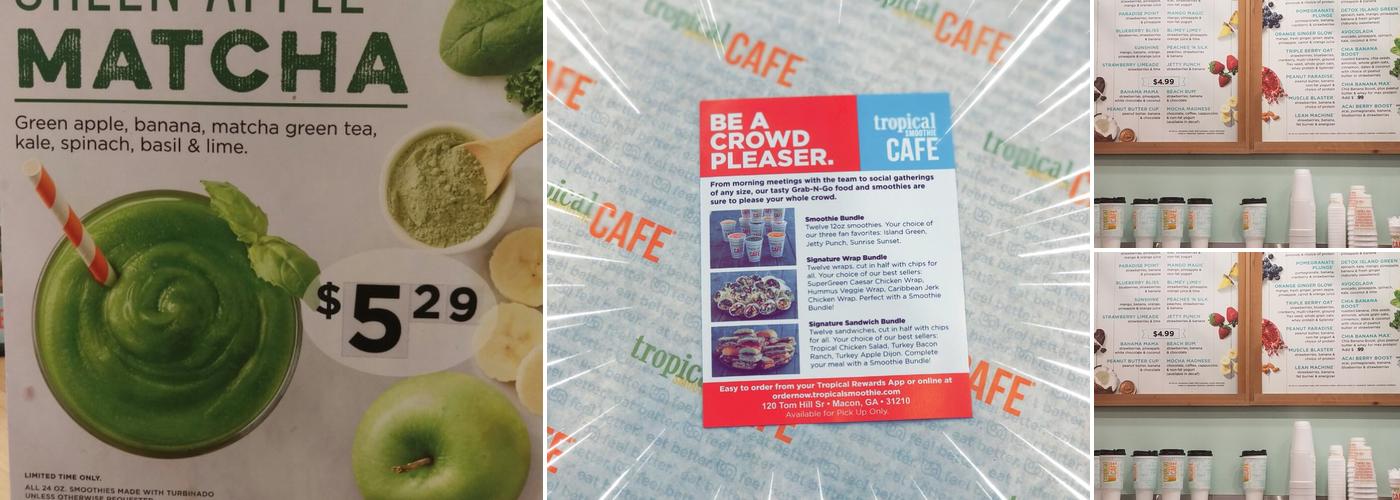 Tropical Smoothie Cafe Menu