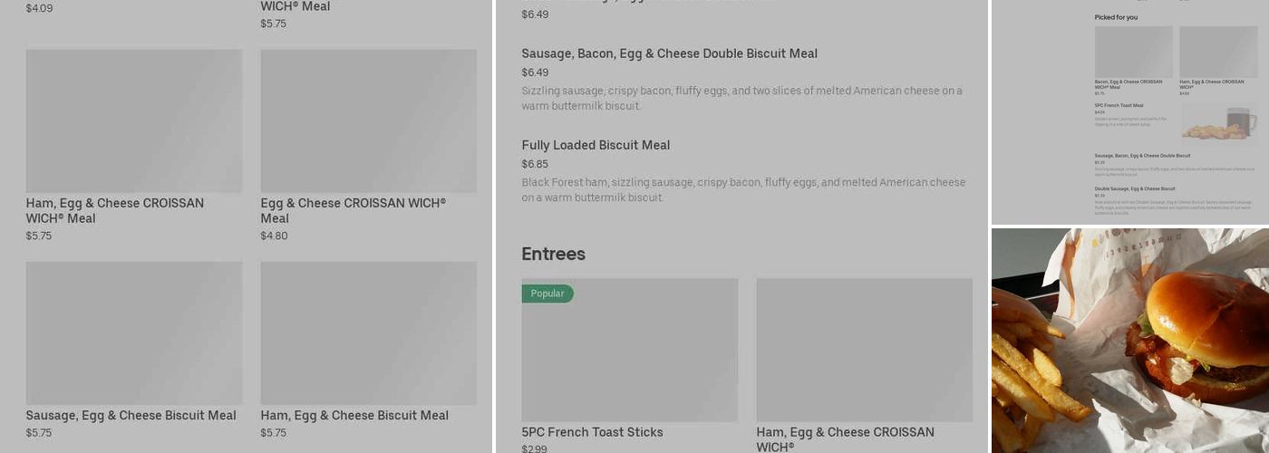 Burger King Menu