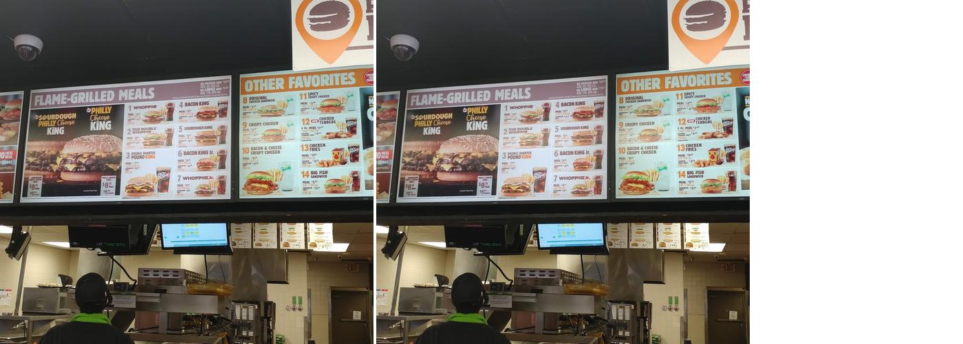 Burger King Menu