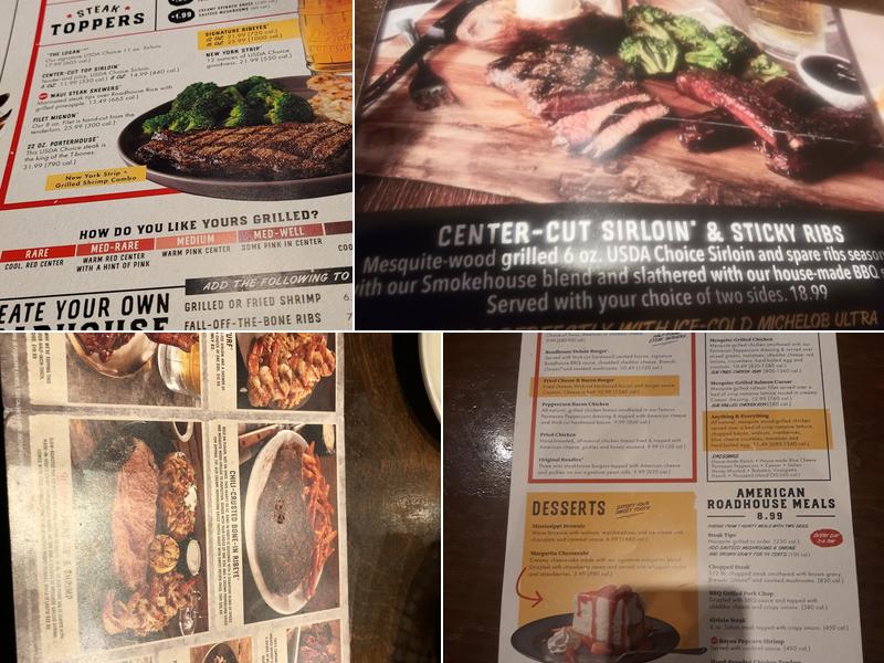 Logan's Roadhouse Menu