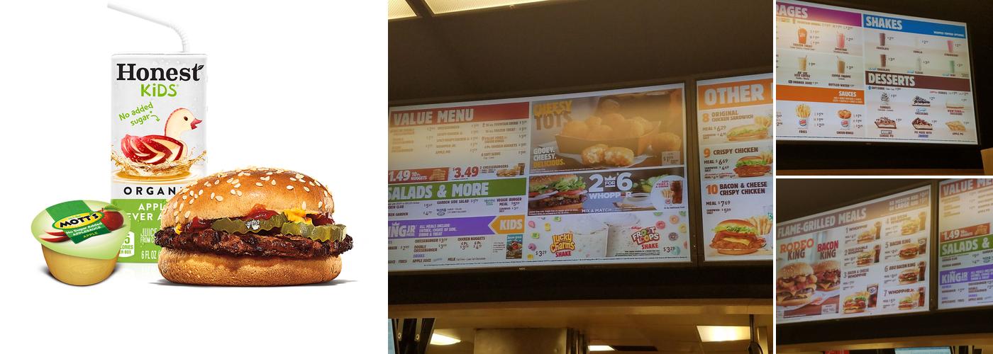 Burger King Menu
