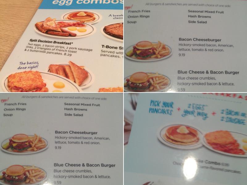 IHOP Menu