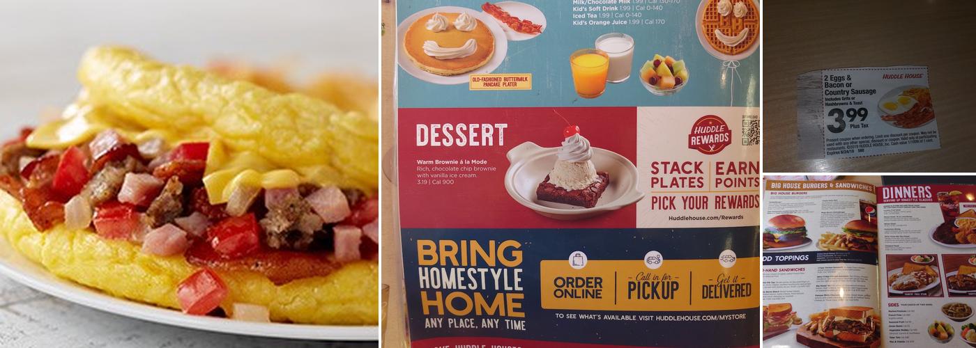 Huddle House Menu