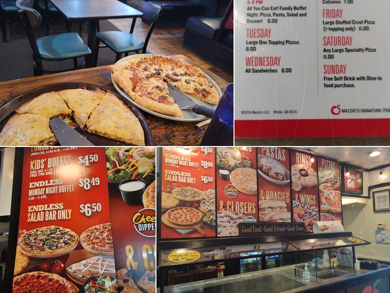 Mazzio's Italian Eatery Menu