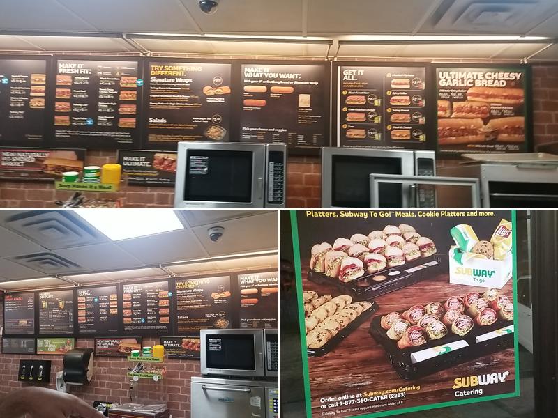Subway Menu
