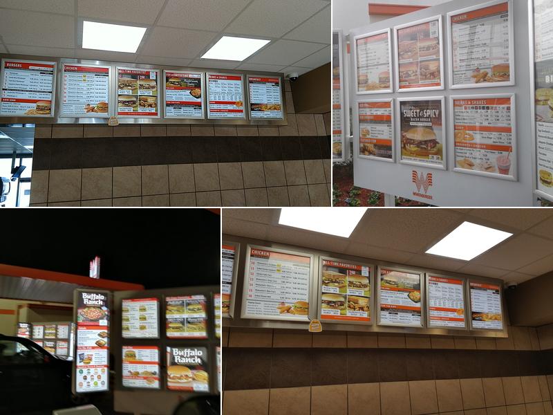 Whataburger Menu
