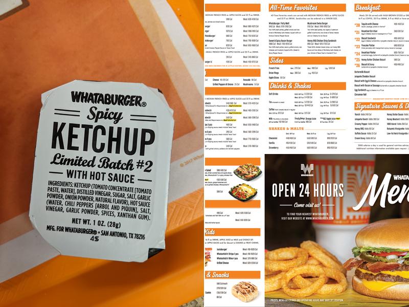 Whataburger Menu