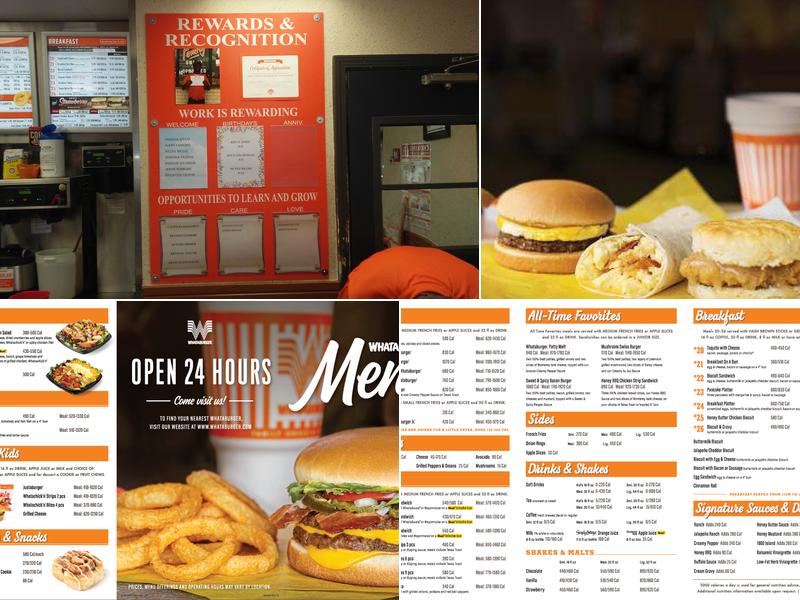 Whataburger Menu