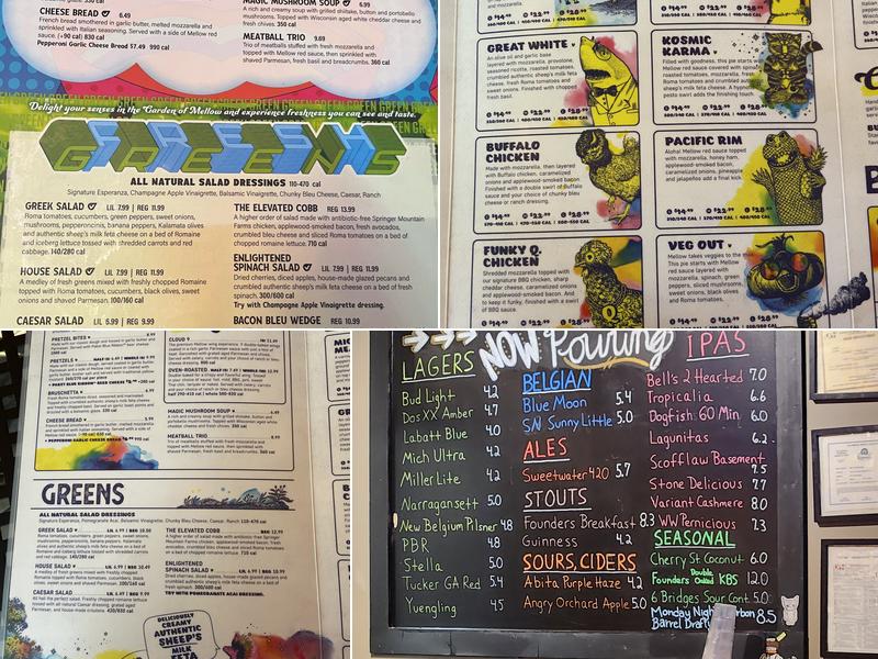 Mellow Mushroom Roswell Menu