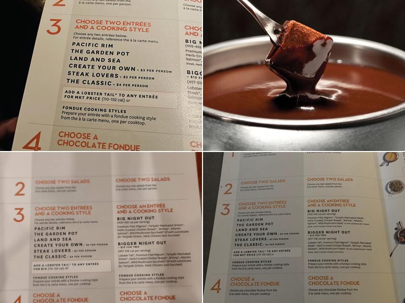 Melting Pot Menu