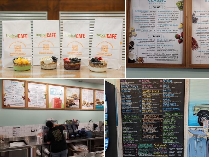 Tropical Smoothie Cafe Menu