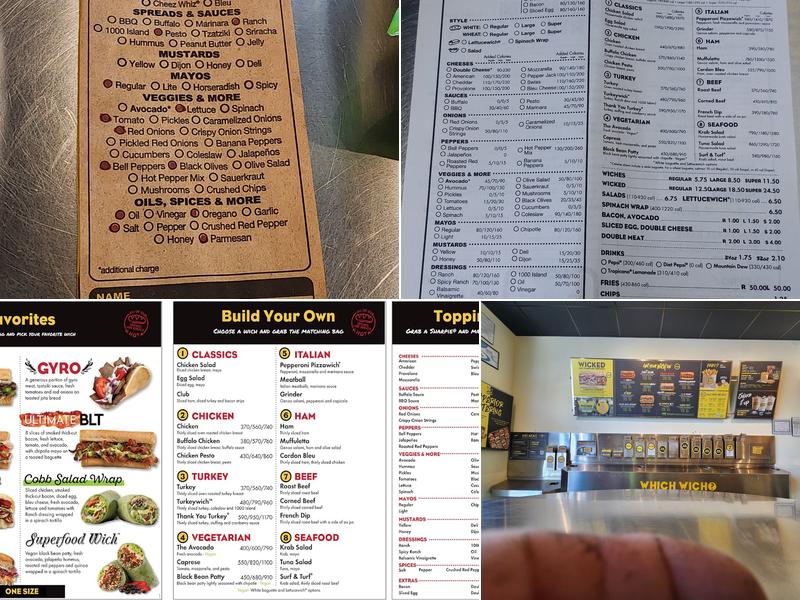 Which Wich Mall of Georgia Menu