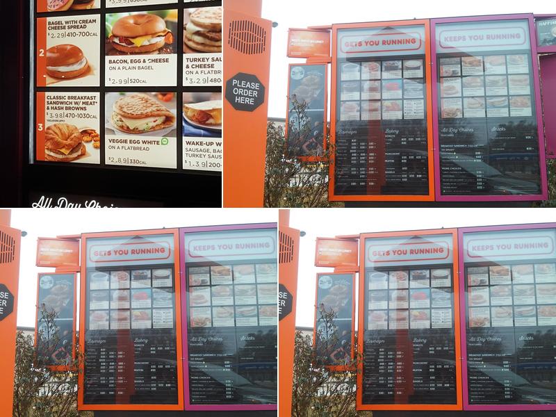 Dunkin' Menu