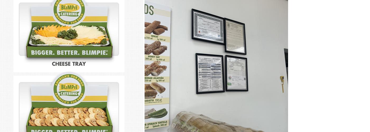 Blimpie Menu