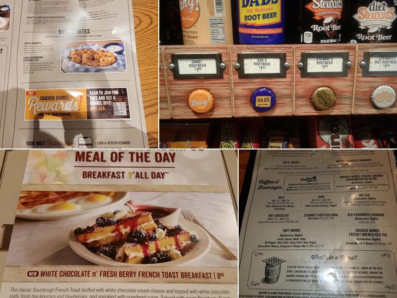 Cracker Barrel Old Country Store Menu