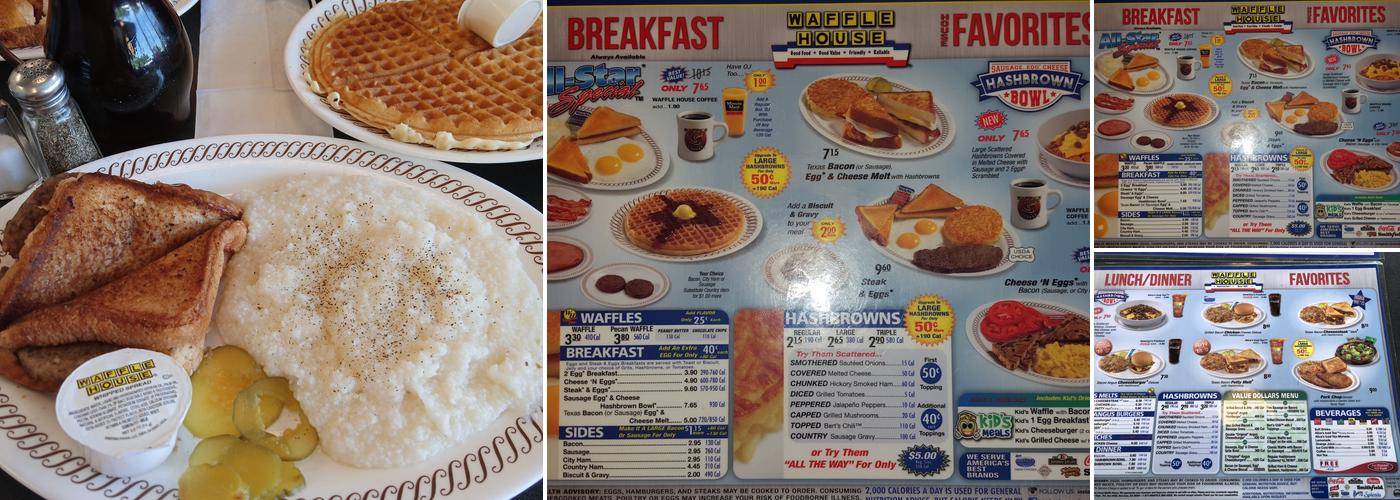 Waffle House Menu