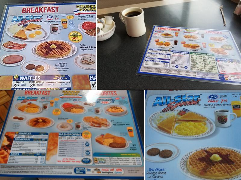 Waffle House Menu