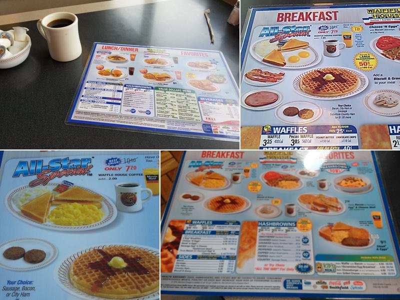 Waffle House Menu