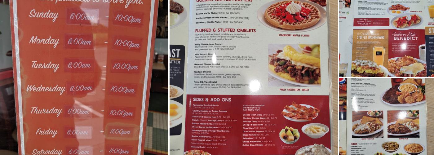 Huddle House Menu